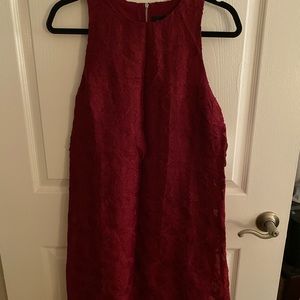 Women’s burgundy dress